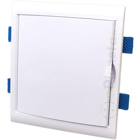 Quadro elettrico per cartongesso da 12 a 24 moduli centralino con sportello bianco da incasso per interruttori DIN IP40