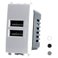 Frutti bianco compatibili con vimar plana Interruttori prese pulsanti USB Doppio