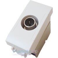 Interruttori prese pulsanti bianco frutti compatibili con Bticino Living Light e International Presa TV EW42002D