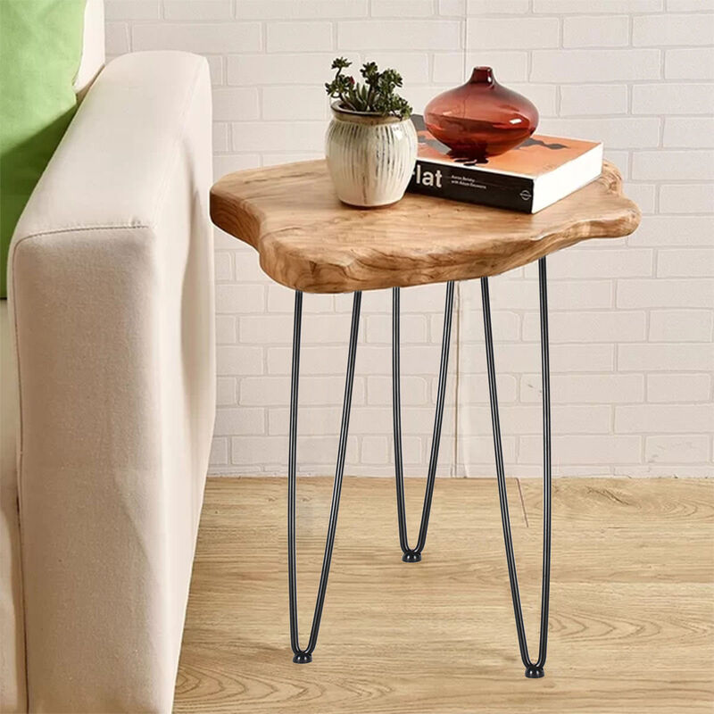Patas horquilla mesa set 4 negro 30cm Hairpin Legs diseño industrial vntage retro tendencia muebles 