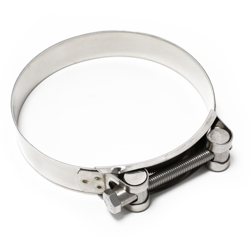 Abrazaderas De Perno Articulado - Acero Inoxidable, Ajustables (26-28mm), Para Tubos Y Escapes