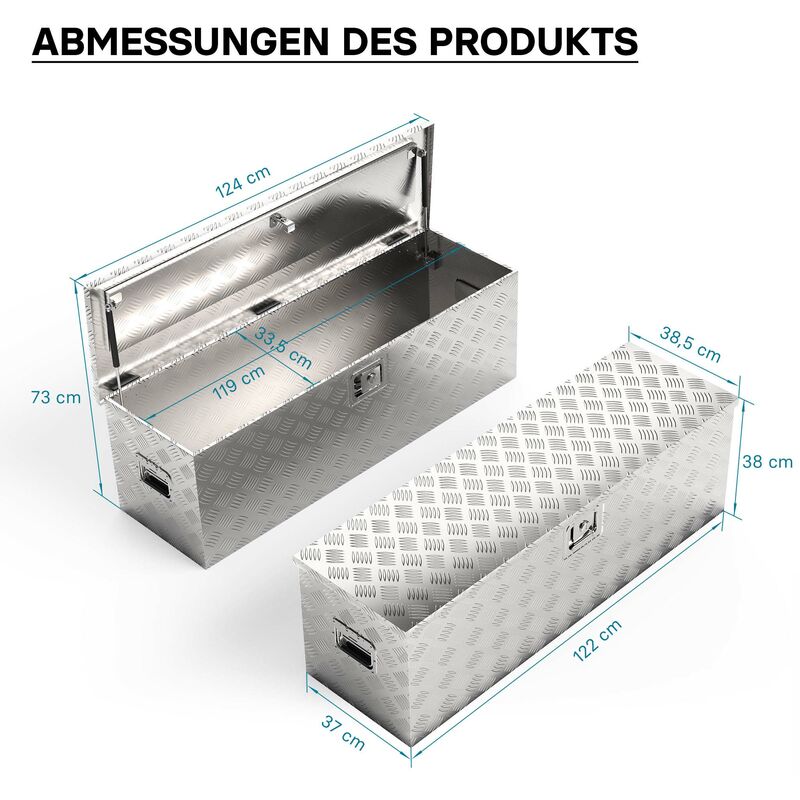 Caja Box Contenedora Aluminio 150x105x55mm