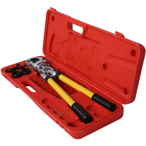 Alicate prensar tubos Tenazas Tubo multicapa aluminio Tubería PEX TH 16-32mm