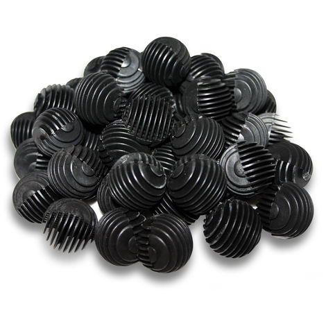 Bio bolas 40x Ø28mm para el asentamiento de bacterias nitrificantes, medios filtrantes