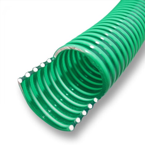 Manguera de succión y presión 5m refuerzo espiral 38mm diametro (1 1/2") - fabricado en Europa