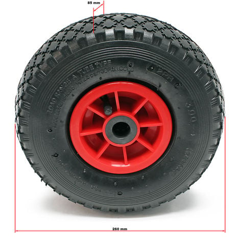 Rueda giratoria con freno Neumático neumático Ø 260 x 85 mm Capacidad de  carga 150 kg -  - Ruedas a los mejores precios