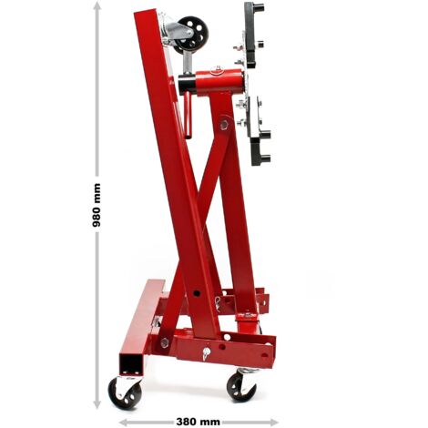 Soporte de motor de hasta 900 kg elevador de motores gato de garras