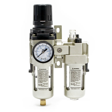 Unidad de mantenimiento aire comprimido 12,91mm 1/4" filtro regulador separador agua difusor aceite