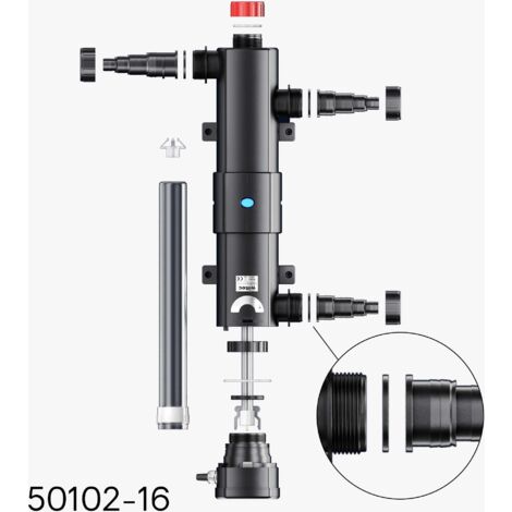 Clarificador De Estanque SunSun CUV-236 - 36W UV, 6000 L/h, Control De Algas Sin Químicos