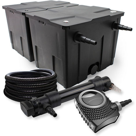 SunSun Kit filtro estanque 60000l 36W UVC 6. Clarificador neo10000 80W bomba manguera jardin (1/5)