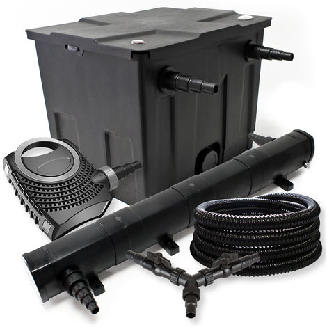 SunSun filtros 12000L Estanque 72 W Clarificador neo8000 70 W Bomba tubo de 25 m (1/5)
