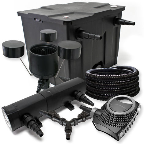 SunSun filtro 12.000l Estanque 36W Clarificador neo8000 70W Bomba 25m tubo Skimmer csp250 (1/5)