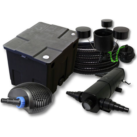 Kit Filtro estanques 12000L 36W Clarificador CTF Bomba 40W 25m tubo skimmer CSP-250 (1/5)