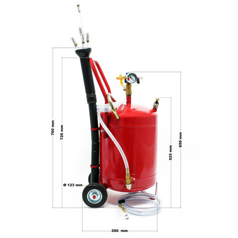 Extractor de aceite motor 22,7 litros aspirador neumático bomba extractora cambio de aceite tanque