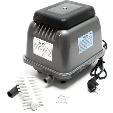 Sunsun HJB-280 Aireador de estanque 16800l/h 100W bomba de aire para acuarios y estanques para agua sin hielo en invierno y suministro de oxígeno en verano (1/4)