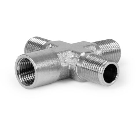 Adaptador para aerógrafo 3 x 9,51 mm (1/8") macho 1 x 9,51 mm (1/8") hembra Accesorios aerografía
