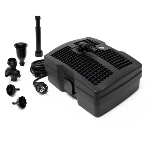 SunSun CUF-6000 3 en 1, filtro & bomba para fuentes 4500l 54W & clarificador-UV 9W