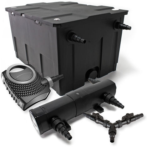 SunSun filtro 60000l Estanque 24W clarificador neo10000 80W Bomba jardin