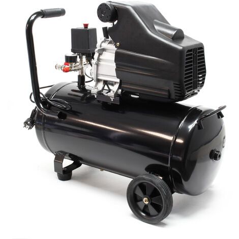 Compresor aire con tanque 50L 2CV 1500W Compresor de taller Trabajos aire comprimido