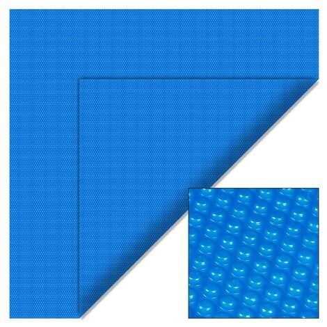 Cubierta solar piscina isotérmica Azul Rectangular 5x8m Lona térmica protectora Cobertor piscina