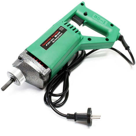 Vibrador hormigón eléctrico 580W & 5600 rpm Vibrador de botella Construcción Compactar hormigón