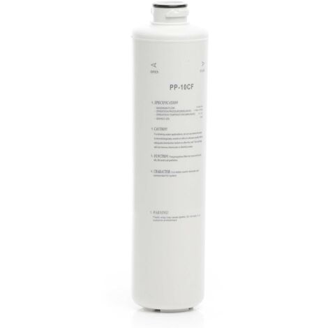 Naturewater PP-10CF Filtro de sedimentos PP 5µ cartucho para eliminar partículas de sedimentos