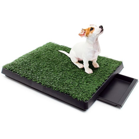 Cu00e9sped Artificial Para Perros Con Bandeja Sistema De