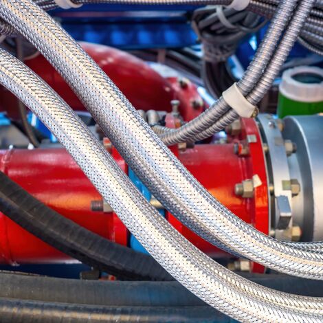 Manguera De Desagüe Flexible Con Conexión 1"1/2 Y Salidas De 32 Y 40