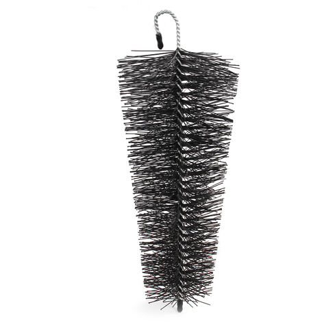 XPOtool Cepillo cónico para bajante de canalón Ø8-12cm L: 25cm escobilla para tubo de agua de lluvia erizo cónico protección contra atascos follaje hojas marta