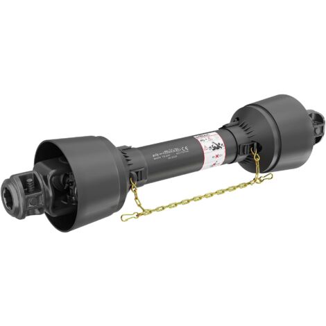 Toma de fuerza T5 eje transmisión cardán 600mm 620Nm 540rpm PTO 54kW (74CV) 2x1 3/8" 6 dientes