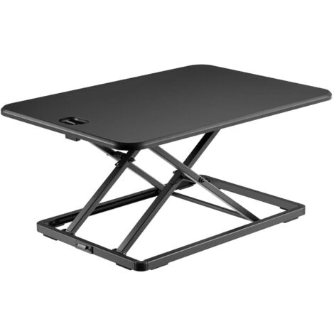 Wiltec Convertidor de escritorio de pie 67x47cm altura ajustable ordenador portátil sentado monitor