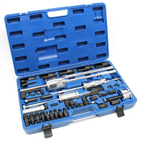 Set extractores para inyectores CDI 40 piezas Extracción inyectores motores diesel Taller mecánico