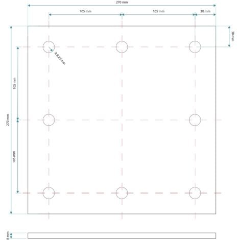 Grúa pick-up camión para carga y descarga, hasta 900kg, giratoria 360°, base perforada montaje suelo