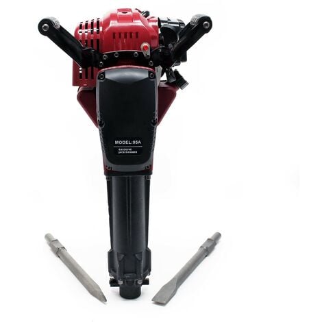 Martillo demoledor perforador 2.5CV Potencia de impacto 55J Velocidad 1500 impactos/min 2 Cinceles
