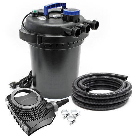 SunSun CPF-250 SET 10000l 11W UVC NEO8000 Bomba Manguera Set de filtro para estanque (1/5)