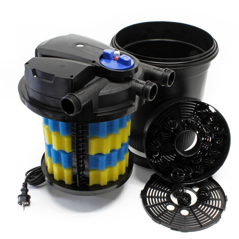 SunSun Filtro a pressione per laghetti 6000l 11W UVC 10W ECO Pompa 25m