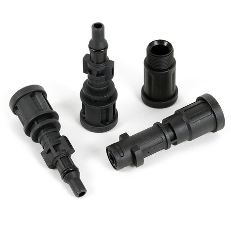 XPOtool Manguera de limpieza de tuberías 15m con 4 adaptadores 160bar limpiadoras de alta presión