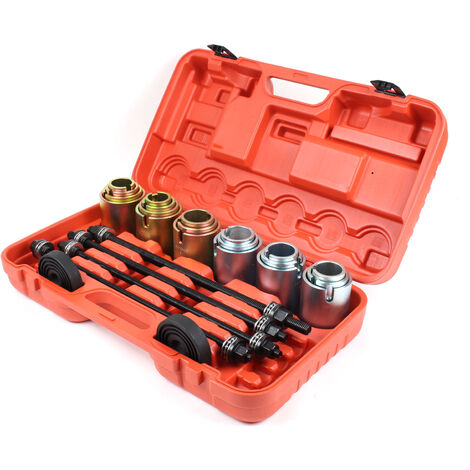 Wiltec Herramientas para rodamientos juego de 26 piezas extractor desmontaje de casquillos