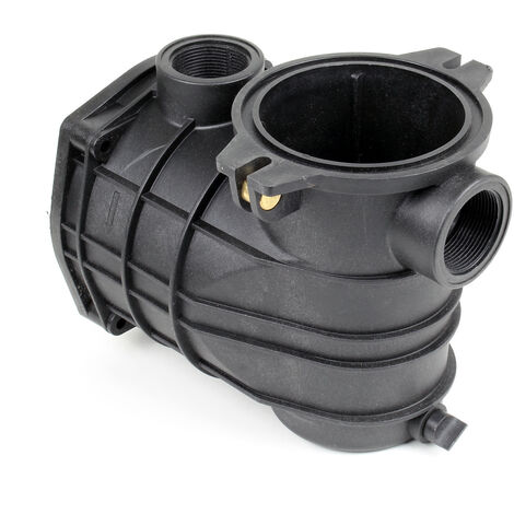 XPOtool Cuerpo de bomba pieza de repuesto para bomba de piscina negro distancia salida/entrada 205mm