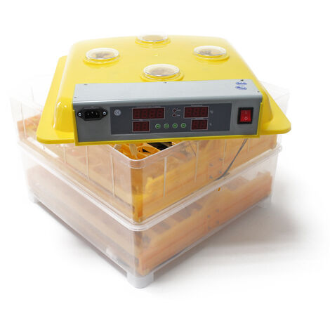Incubadora automática capacidad para 96 huevos de gallina, aves de corral, pato, codorniz, reptil
