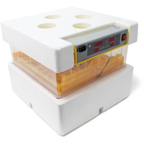 Incubadora automática capacidad para 96 huevos de gallina, aves de corral, pato, codorniz, reptil