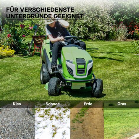Cubierta rueda tractor cortacésped carro jardín 15x6.00-6 4PR Ruedas segadora Accesorios jardinería