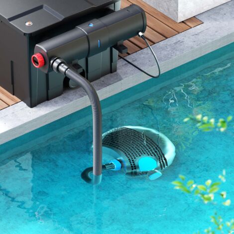 Pompa Per Laghetto SunSun CTP-12000 SuperECO - Portata 12000 L/h, Consumo 100W, Per Circolazione E Filtraggio Acqua - 6