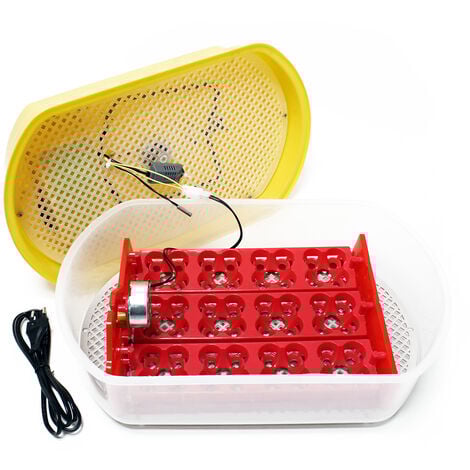 Incubadora automática capacidad para 12 huevos, Incubación Cría Aves de corral Pollos Patos Granja