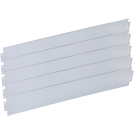 Borde para césped metal galvanizado 5m Valla Delimitadores de bordes Bordura Jardín