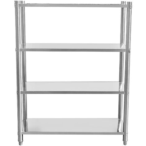 Estantería acero inoxidable V2A almacenaje profesional gastronomía hostelería cargas pesadas taller