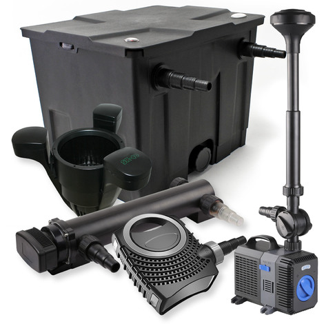 Set filtro estanques 12000l 36W UVC Clarificador NEO8000 70W Bomba