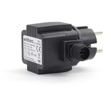 Jebao Fuente Alimentación 2 polos IP44 12V 417mA 7,2VA adaptador AC/AC