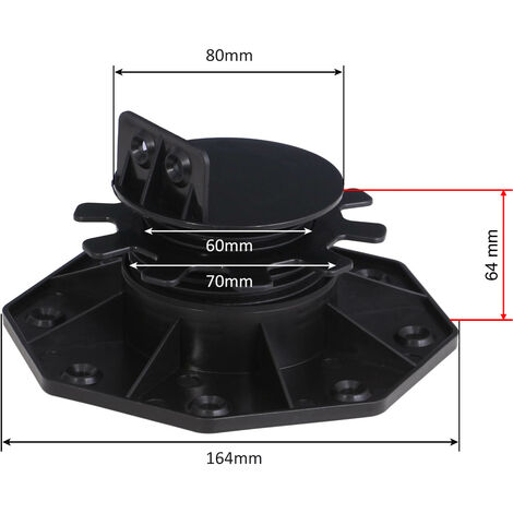 Sourcing Map Lot De 10 Bases Miniatures Rondes 60 Mm – Socles Plastique Noirs 2 Mm Épaisseur Pour Figurines Et Jeux De Table