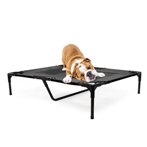 Hamaca para perros y gatos Portátil Outdoor Negro L 92x77x20cm